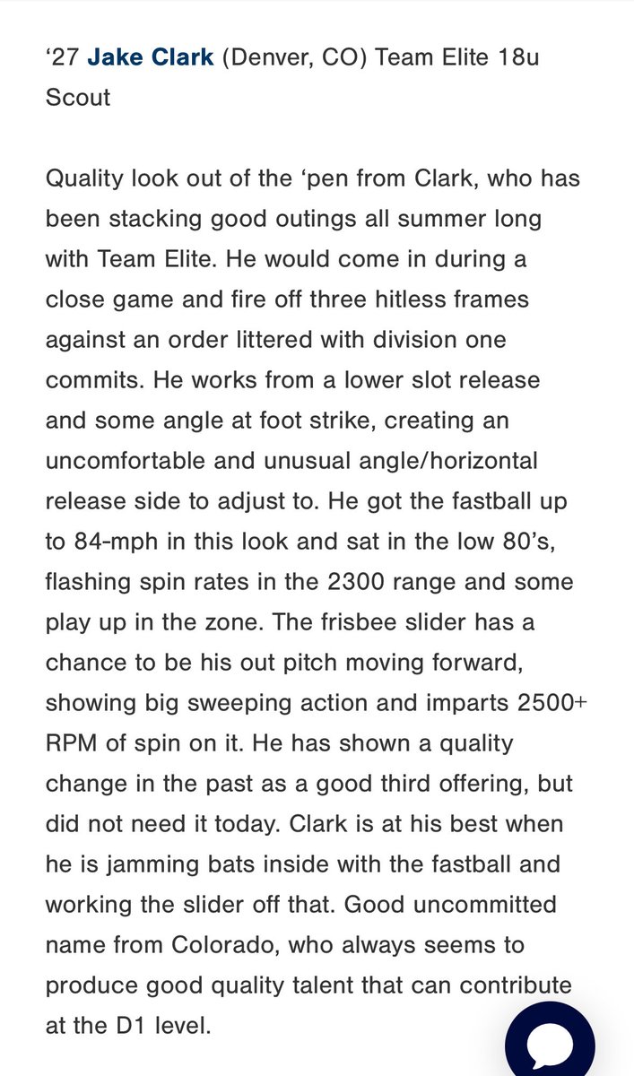 Jakeclark2242's tweet photo. Thank You! 
@PG_Scouting https://t.co/a35Ye1cBBl