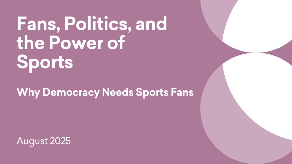 greghickey5's tweet image. In an age of political polarization, sports fans are more likely to engage in cross-partisan conversation and work toward mutual goals. moreincommonus.com/publication/fa… @MoreInCommon_US #sports #politics