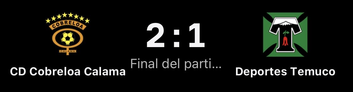 Por Dios que me haces sufrir, Cobreloa. Vamos Zorro querido!! 🦊🦊