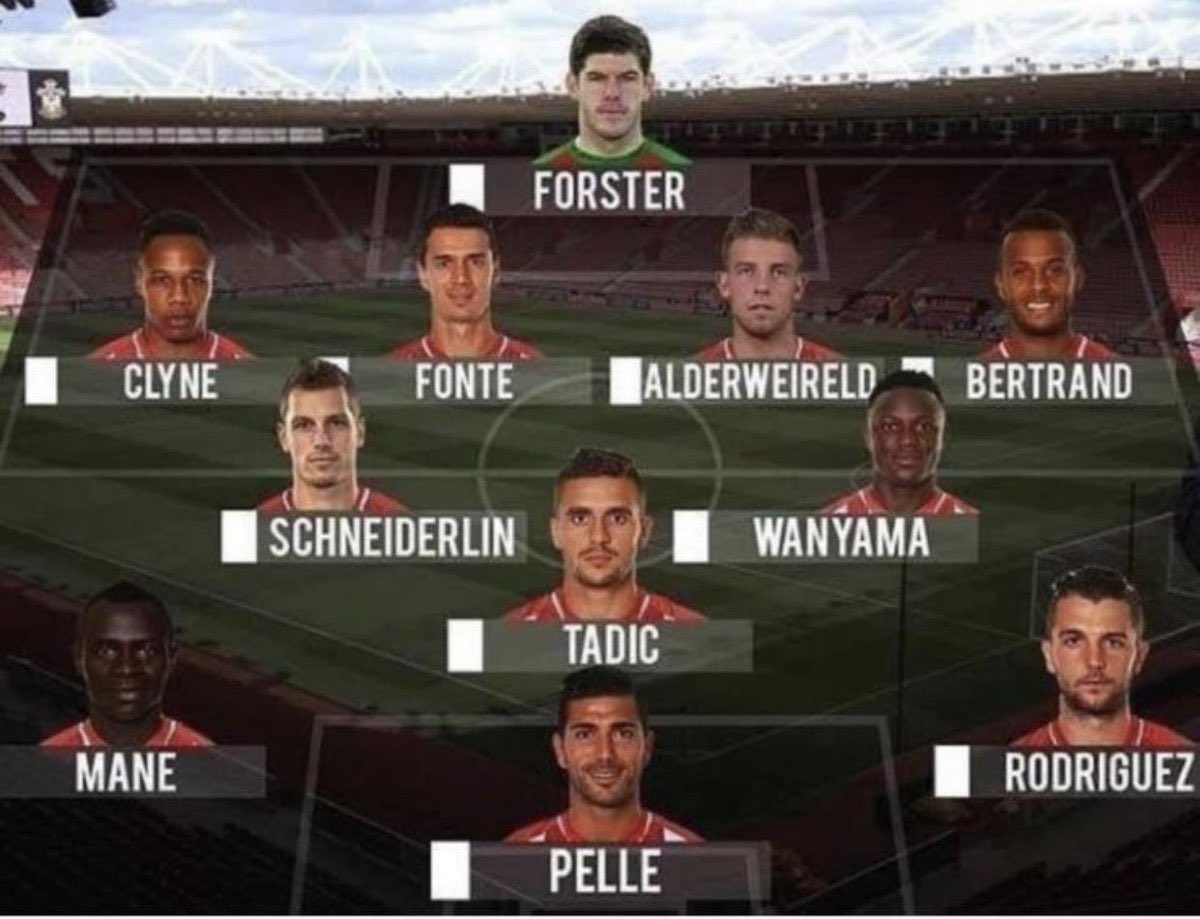 EPL_Gunlukleri's tweet image. Bir zamanlar Southampton! 🔥

Ne kadro ama… 👀