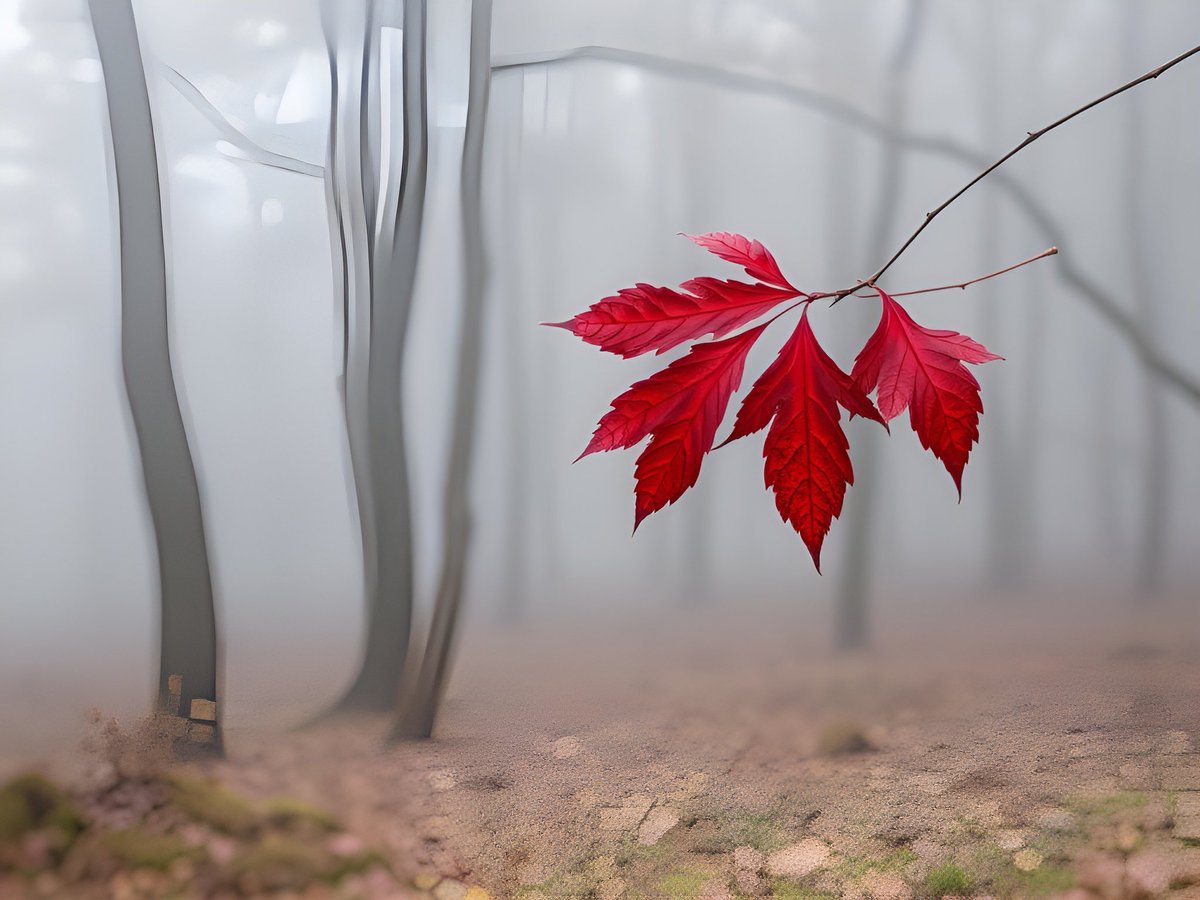 FALL

The first red leaf.
The first white hair.

Cold mist
will make 
the forest
lonely
and bare
very soon. 

We search for 
common paths
like strangers.

(C) Anneliese Wipperling
