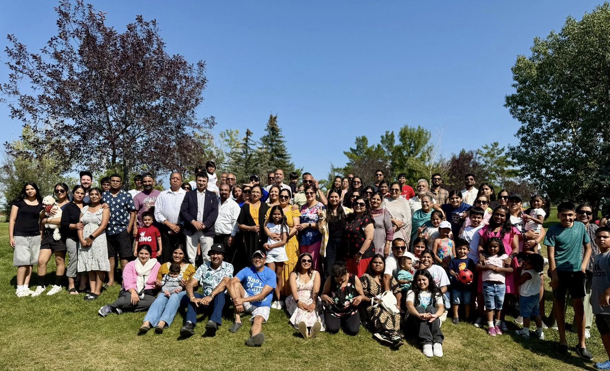 Rajesh4YYCNorth's tweet photo. Honoured to join the #PunjabiChristianCommunity at their annual picnic in Prairie Winds Park—a vibrant space where faith, family &amp; fellowship thrive. As Ward 3 Councillor, I’ll champion new parks, wetlands &amp; recreation for a greener healthier NorthCalgary https://t.co/yqsimTYDBm https://t.co/6y6S6TgI5g