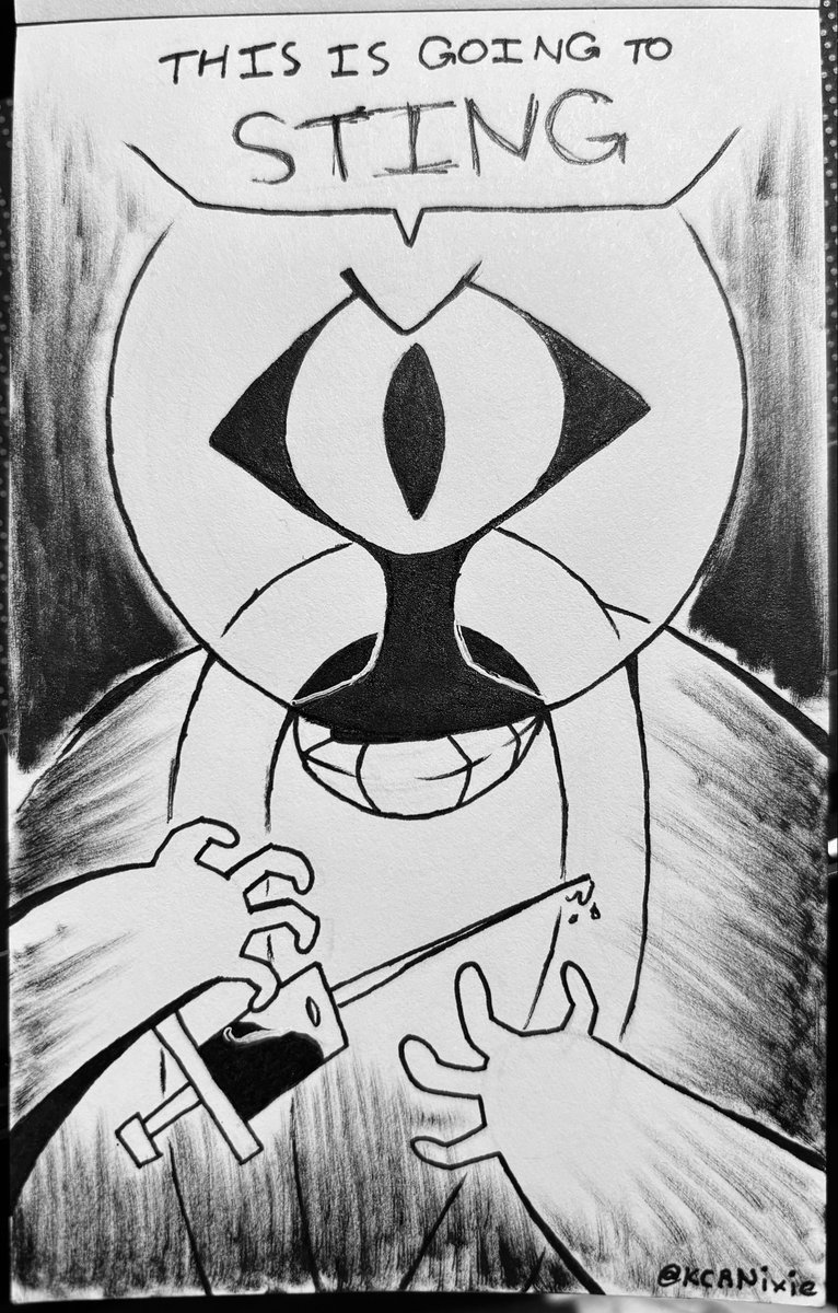 KCRNixie's tweet photo. I’m not one to do Inktober as I’m too busy, but my partner and I did yesterday’s prompt for our date day, this was what I made 🥰

It’s been a few months since I’ve illustrated anything, and even more since I did something with ink, this was a fun refresher! :D

#Inktober2025 https://t.co/IIxKgLnrKq