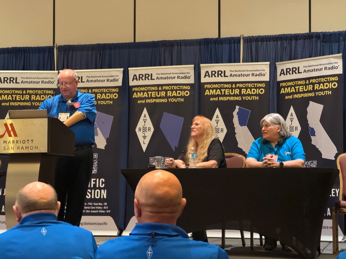 Listening to <a href="/arrl/">ARRL</a> Pacific Division Director John Litz NZ6Q intro the ARRL Member Forum, last talk of the conference. #hamradio #Pacificon