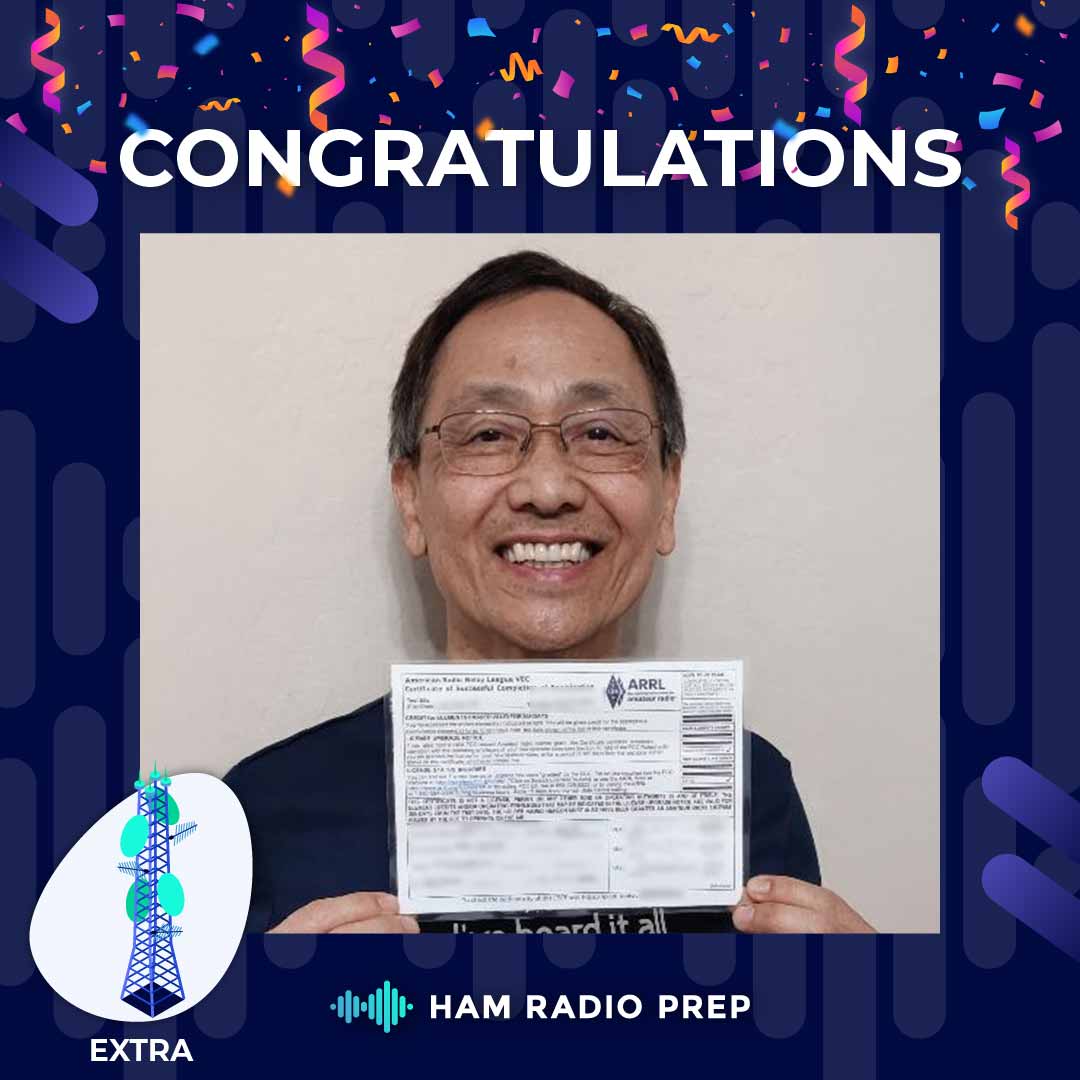 HamPrep's tweet image. 🚀 Huge congratulations to Rene from #Nevada for earning his #FCC Extra Class #HamRadio license! 🎉📡

Rene took ham radio all the way to the top — motivated by emergency communications, hobby fun, offroading adventures, and off-the-grid readiness. 🆘📻🚙🔋 His favorite part of…