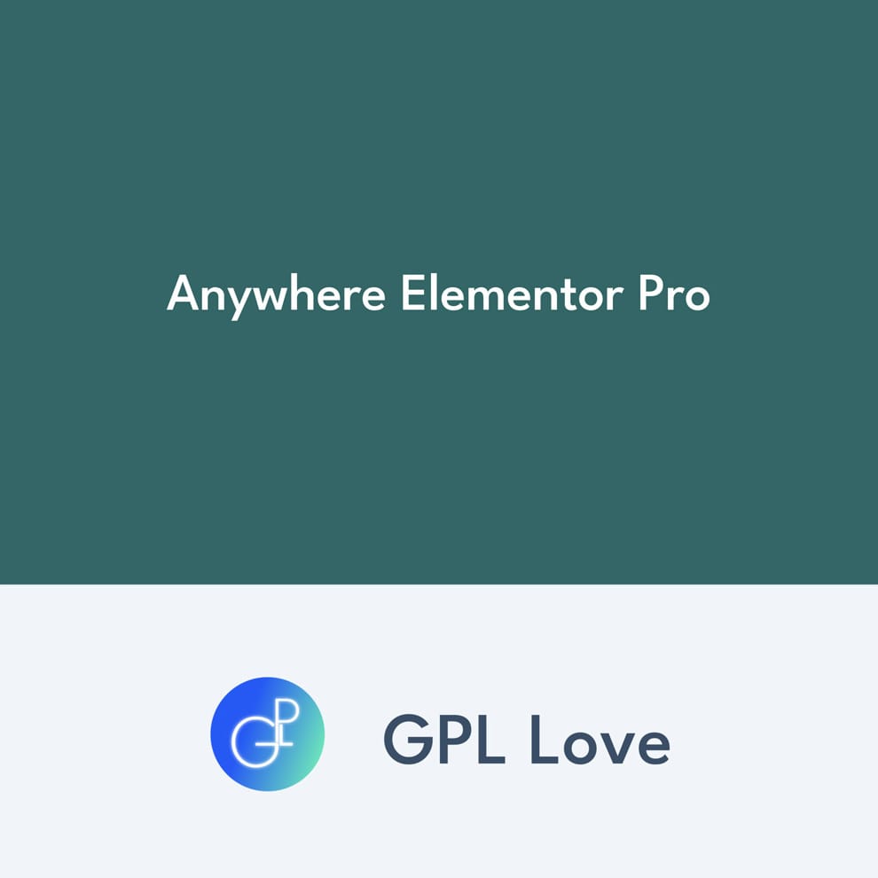 LoveGpl's tweet image. Anywhere Elementor Pro 2.29.2
Only 3.99 
tinyurl.com/2jn2yp7l

#Customization #Plugins #WordpressPlugins #ElementorAddons