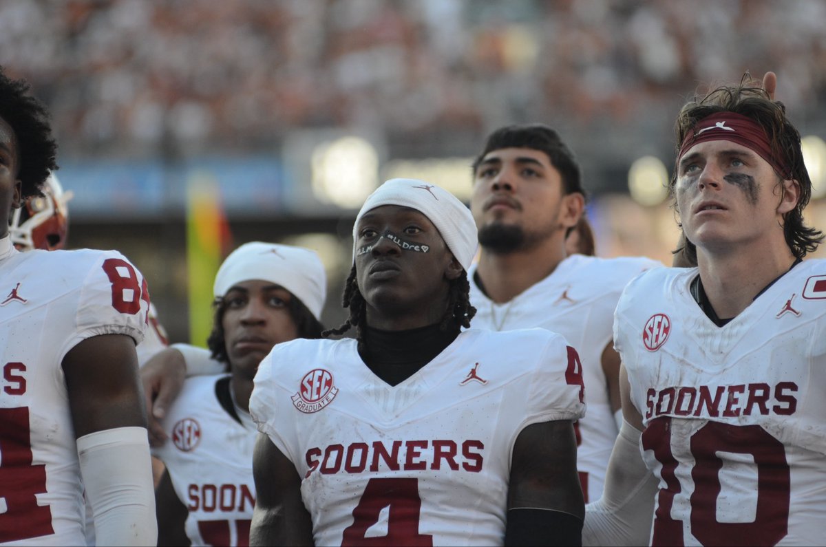 CarsonDField's tweet image. Some long faces after the #Sooners’ loss to Texas.

“We’re going to feel this one. You know we’re all feeling it.”

Here’s what OU’s players had to say after the loss: si.com/college/oklaho…