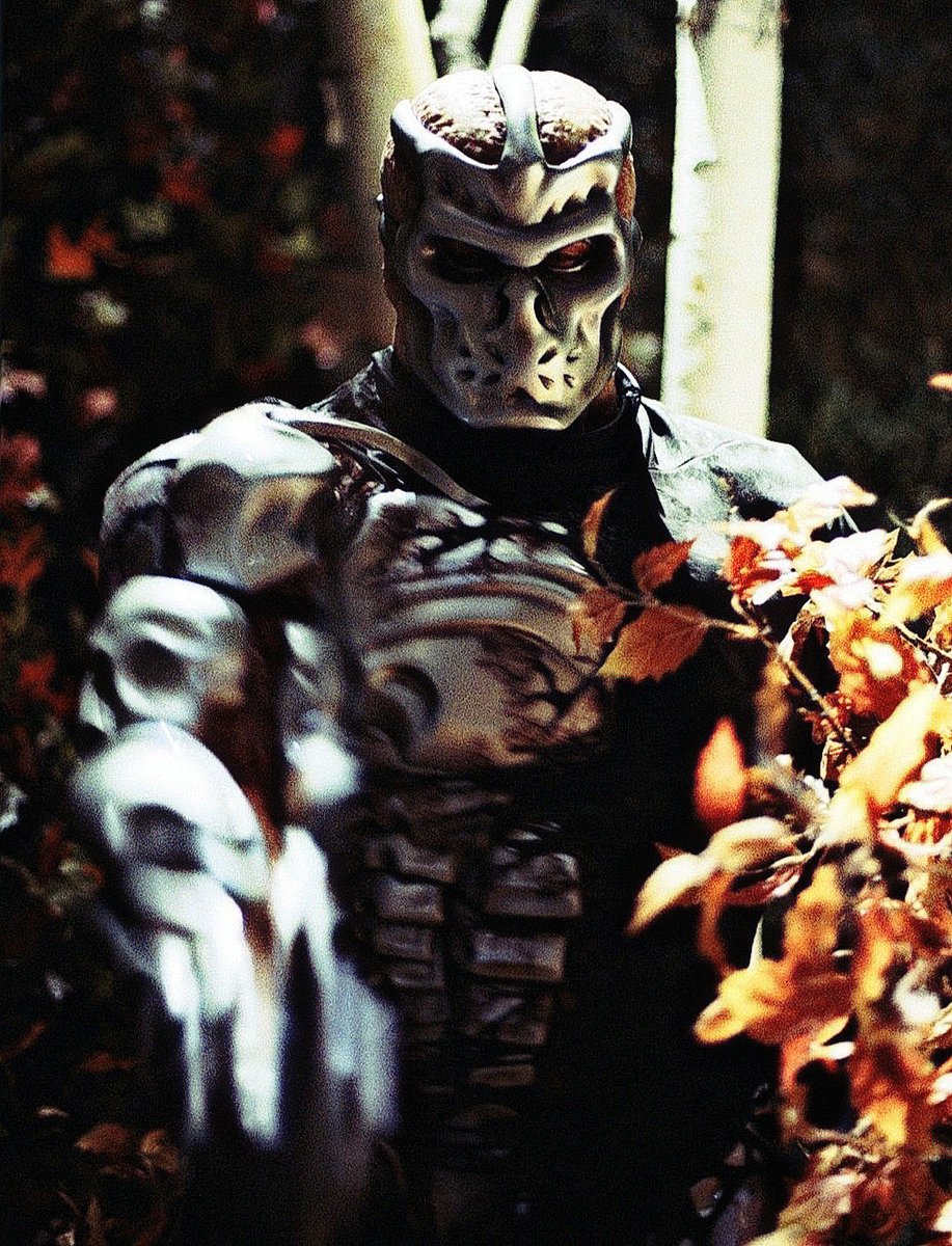 F13ARCHIVIST's tweet image. #BehindTheScenes shots of Kane Hodder as Uber– #JasonVoorhees during the production of #JasonX (CIRCA 2000) #FridayThe13th #HorrorCommunity #sifi
