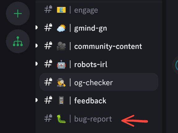 AFinance10380's tweet image. 🛠️Need Help in @openmind_agi?
If you face any issue inside the app or missions:
1️⃣ Go to the OpenMind Discord
2️⃣ From the left sidebar, scroll to #bug-report channel
3️⃣ Describe your issue briefly, the OpenMind team or community will guide you , Tip: Always check #announcements