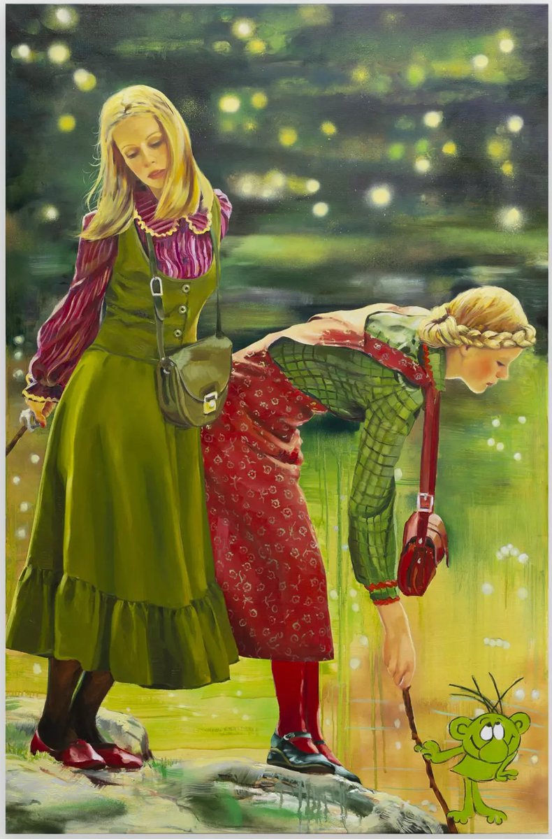 marysia_cc's tweet image. Paulina Olowska
Maidens fishing for bohemian Merelf, 2021