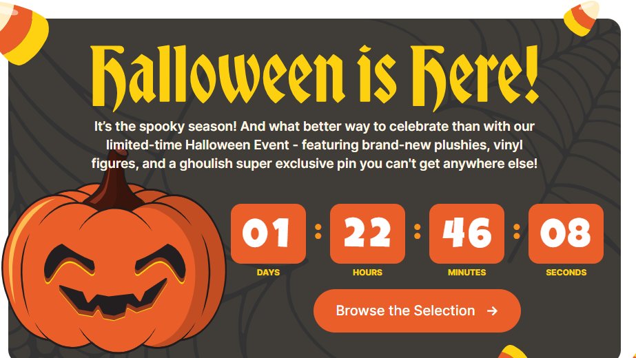 NectSpect's tweet image. Final theory:  
1. They announced a new merch line drop: 
2. The hint they said also exactly replicates youtooz link: 3. And there is a countdown in youtooz of the spooky new line. prob guest666???🤔