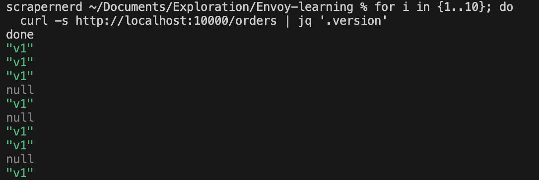 NoObly_ScrapEr's tweet image. I am exploring envoy. When a hosts in a weighted cluster is unhealthy, Envoy enters "panic mode" and routes to them anyway to avoid complete service failure. We can avoid that by
common_lb_config:
healthy_panic_threshold:
value: 0.0
It will not send request to the failed cluster.