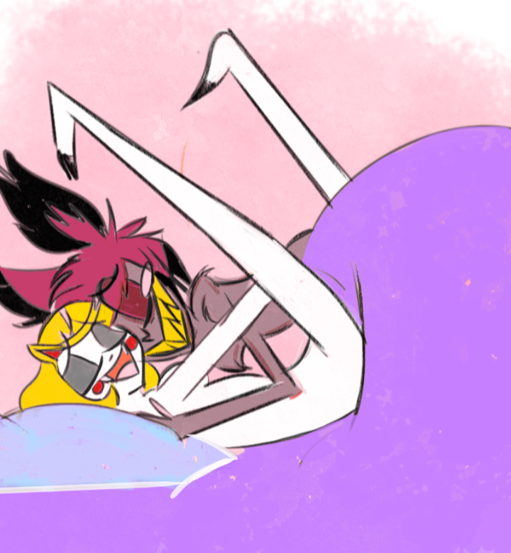Sorry tonight i'm tired that's the best I can do. I'll retro tomorrow.
#charlastor #HazbinHotel #hazbinhotelfanart