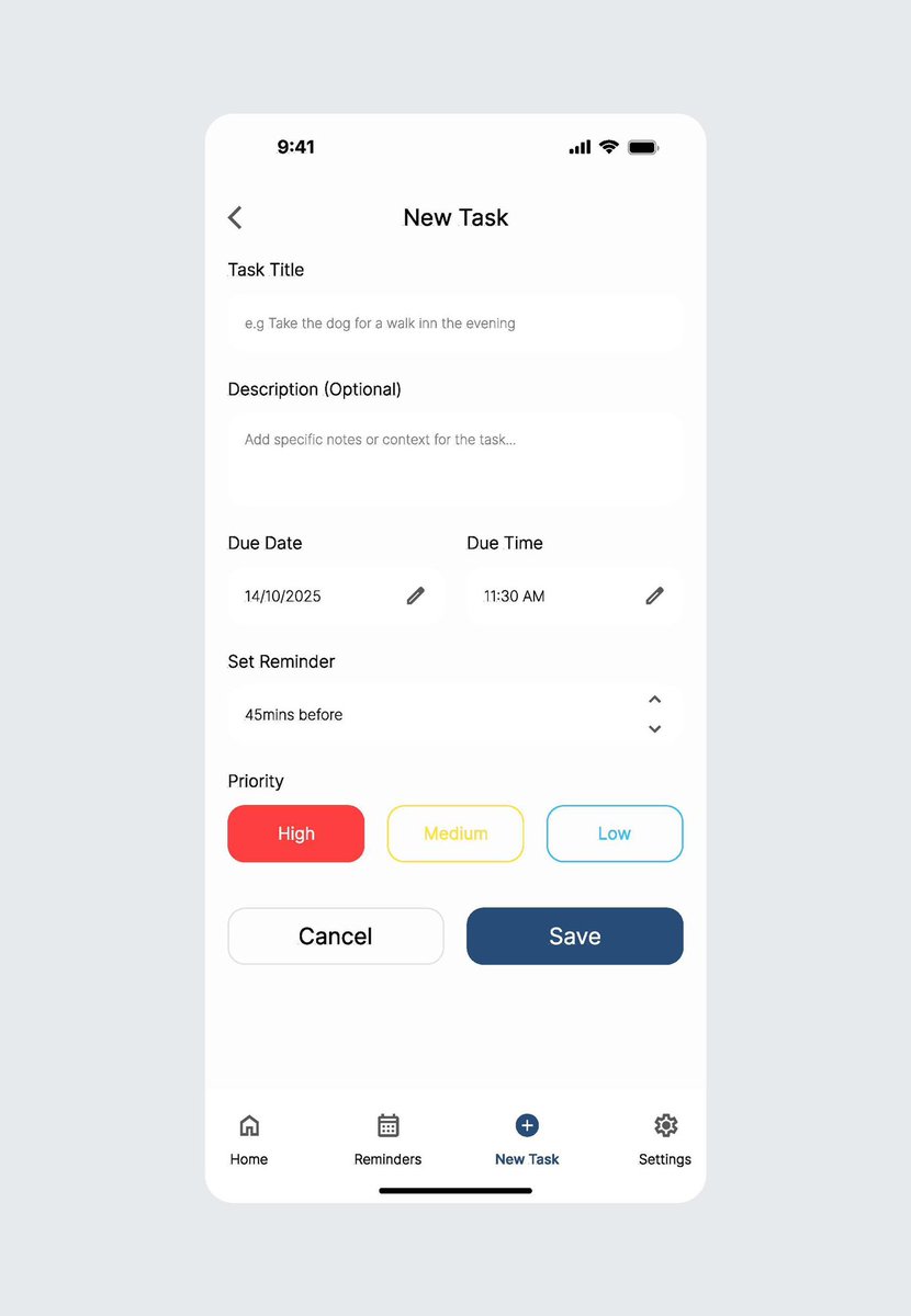 ben_eight_'s tweet image. Day 42 of my design challenge🚀

Designed a clean Productivity App emphasizing task tracking, color-coded priorities, and seamless navigation for efficient daily organization and reminders

#UIUXDesign #Consistency #mobileappdesign #Figma #ProductDesign