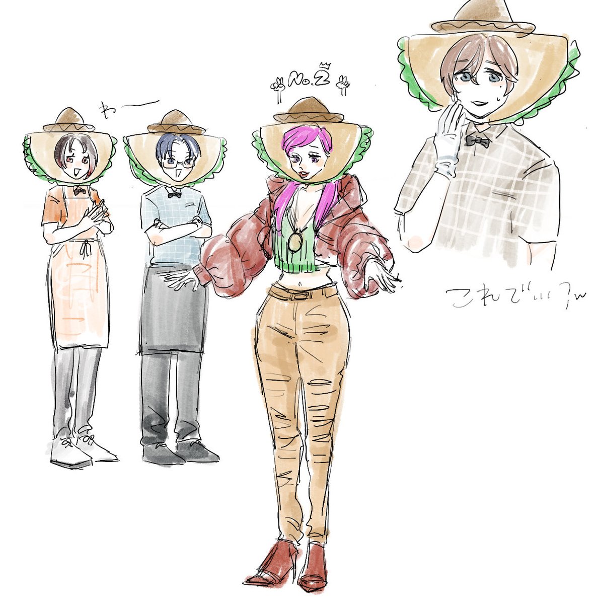 🌮デートコーデ
#れん絡帳  #リモー絵先生 #Melocopic #かな絵