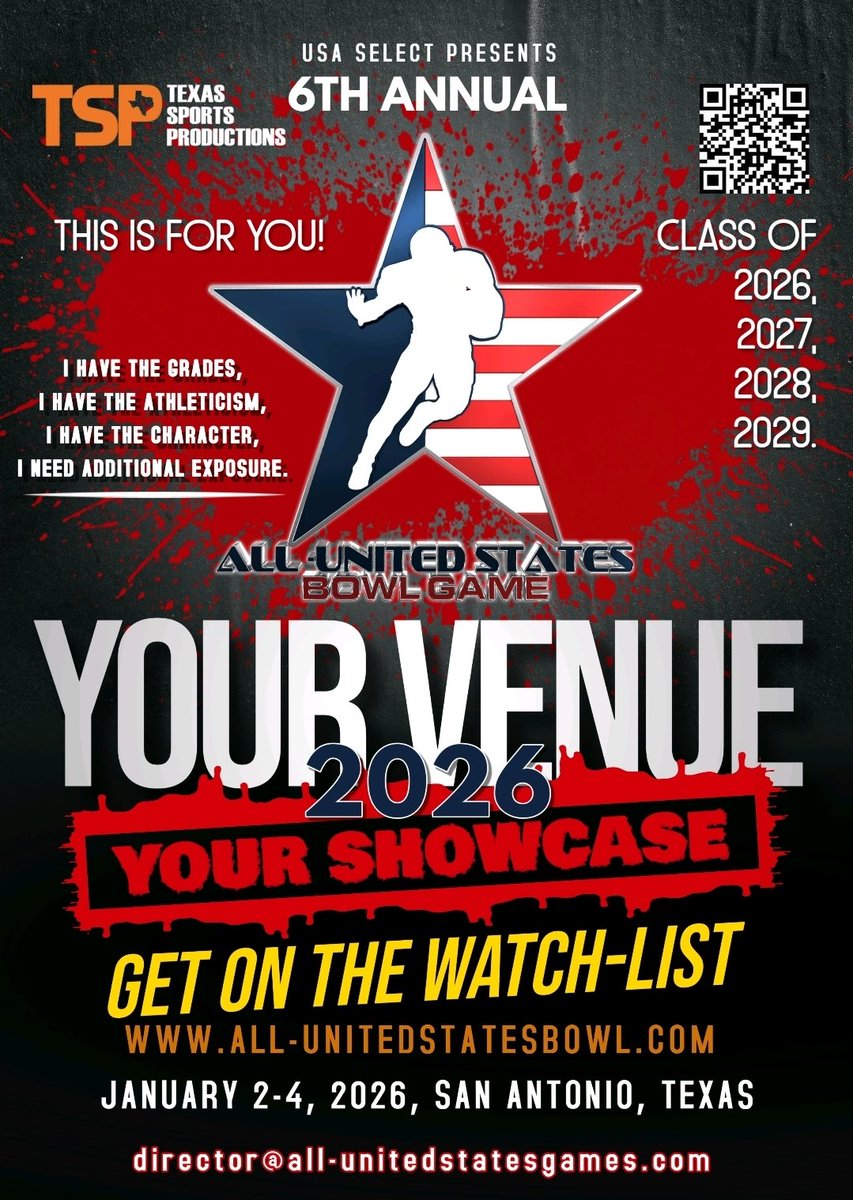 All-United States Bowl Games tweet media