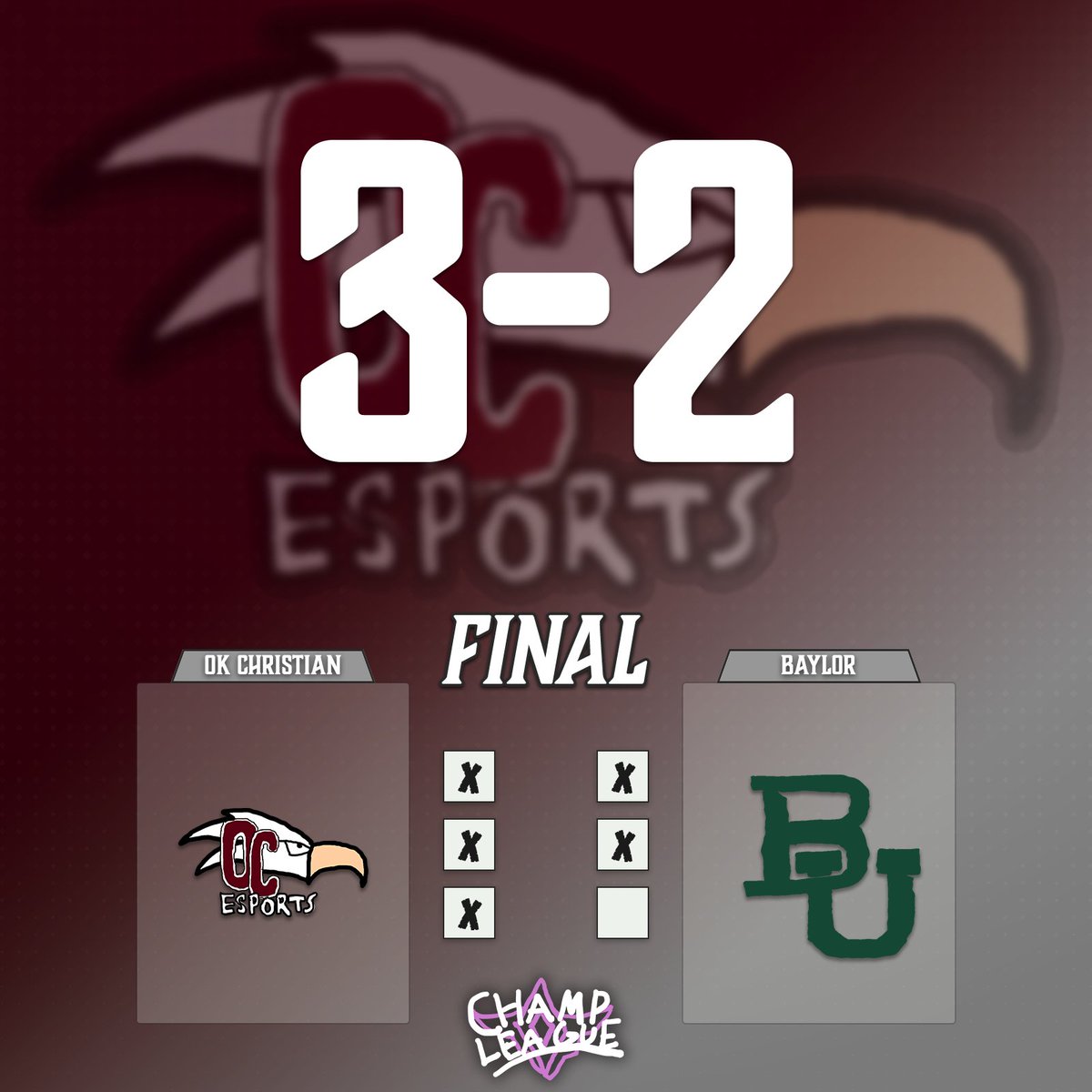 Baylor fans look away 🫣

<a href="/OCesports_/">OC Esports</a> win their first match of #CRL25 League Play with a game 5 win over Baylor, and are now 1-2.