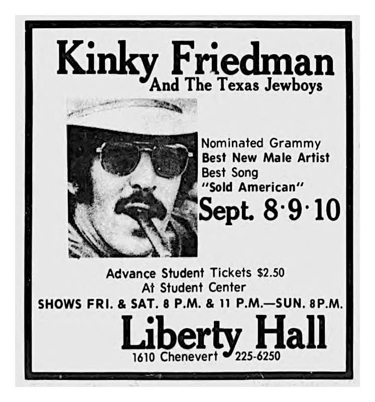 Kinky’s back in the Grammy hunt.  “Poet of Motel 6” is up for consideration for ‘Best Americana Album.’

Show ‘em some love <a href="/RecordingAcad/">GRAMMYS</a>