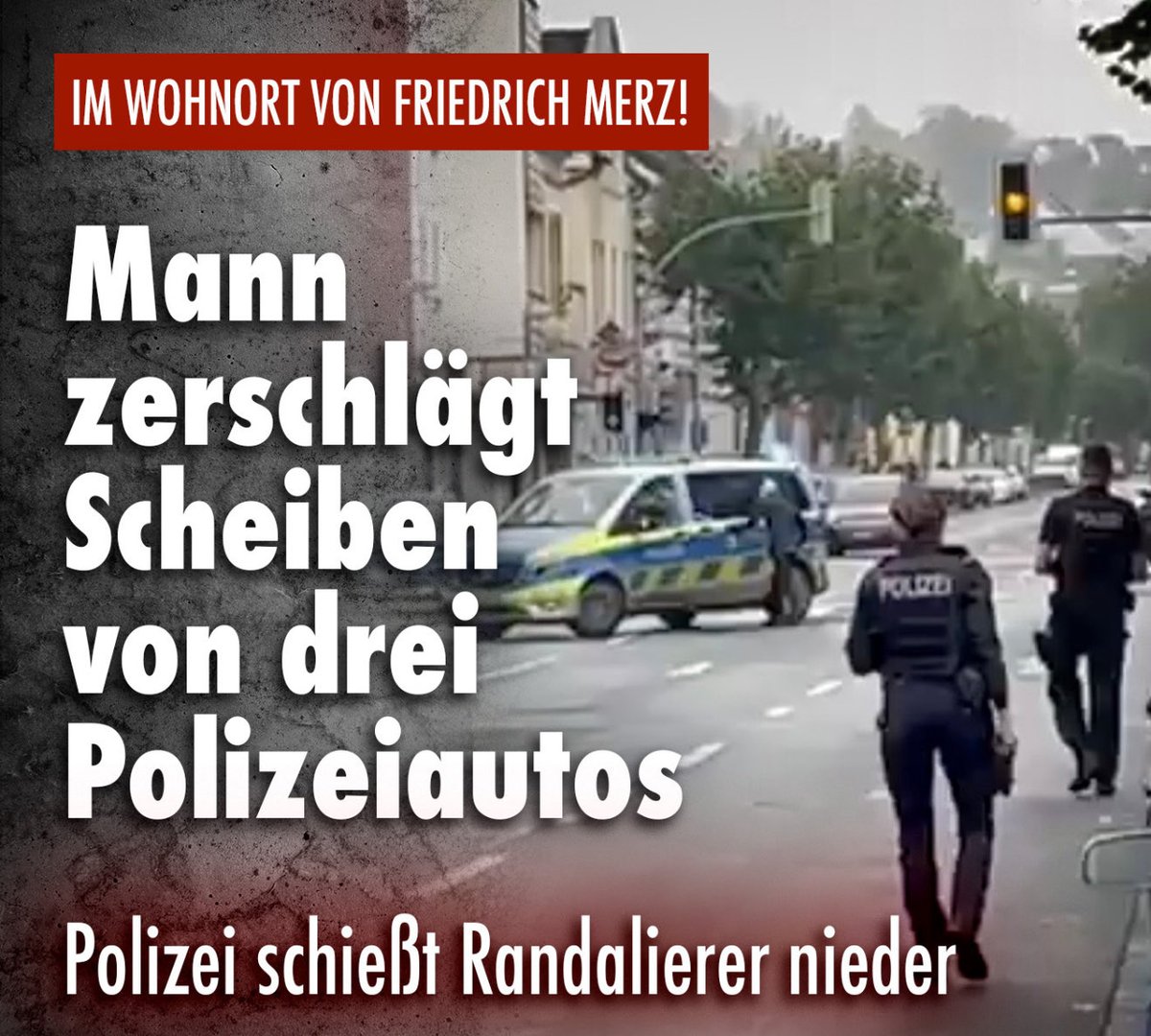 joelhochmuth's tweet photo. Wenn Polizisten in deutschen Straßen um ihr Leben bitten müssen, läuft etwas grundlegend schien.
#Arnsberg #Sicherheitsproblem https://t.co/EpmDomokuy