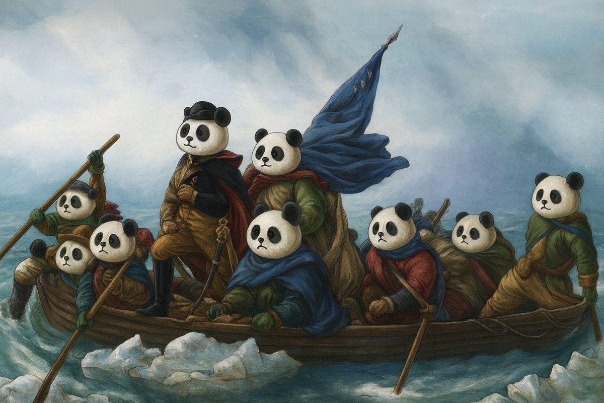 Save_Your_SOL's tweet image. Christopher $PANDU sailed the largest waves in the seven seas 🌊
@Pandupandas 🐼 4NGbC4RRrUjS78ooSN53Up7gSg4dGrj6F6dxpMWHbonk
#CryptoNews #Sunday $PENGU $SOL #Invest #MemeCoin #NFTs #AI #news