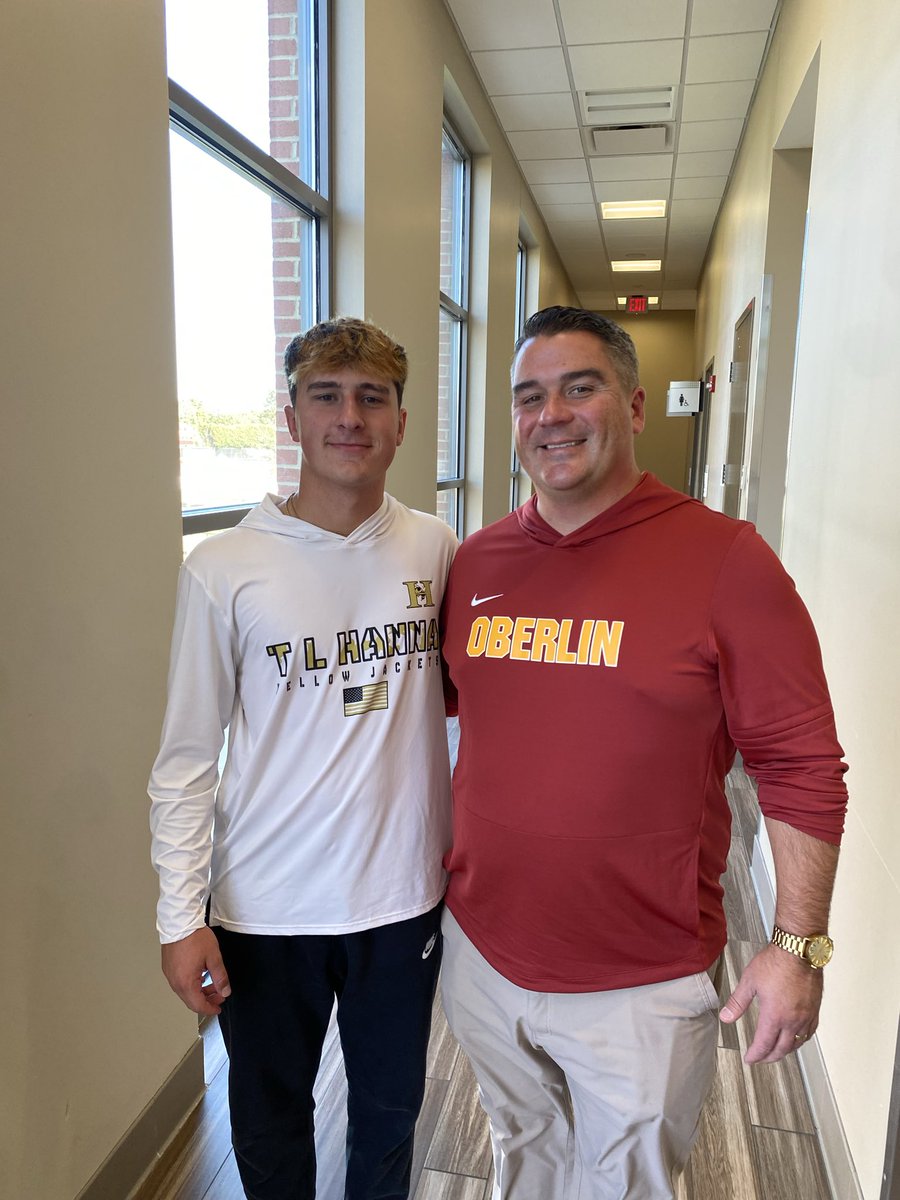 Gavin Magin (@gavin_magin) on Twitter photo After a great visit, I am blessed to receive an offer from <a href="/Yeo_Football/">Oberlin Football</a>!
<a href="/TLH_Football/">TL Hanna Football</a> <a href="/CoachJasonTone/">Coach Tone</a> <a href="/CoachMcCTLH/">Coach McCauley</a> <a href="/CoachGarrettH/">Garrett Hochstetler</a> <a href="/DBrownleeJr/">Coach D.J. Brownlee</a> <a href="/PrepRedzoneSC/">Prep Redzone South Carolina</a> After a great visit, I am blessed to receive an offer from <a href="/Yeo_Football/">Oberlin Football</a>!
<a href="/TLH_Football/">TL Hanna Football</a> <a href="/CoachJasonTone/">Coach Tone</a> <a href="/CoachMcCTLH/">Coach McCauley</a> <a href="/CoachGarrettH/">Garrett Hochstetler</a> <a href="/DBrownleeJr/">Coach D.J. Brownlee</a> <a href="/PrepRedzoneSC/">Prep Redzone South Carolina</a>