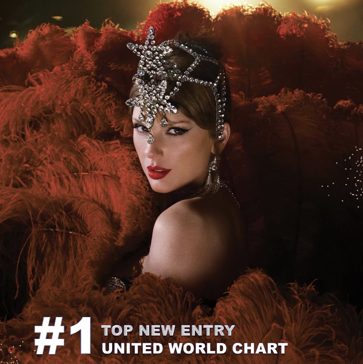 WORLDMUSICAWARD's tweet image. #Taylorswift is on Top of the World and in a league of her own! For the first time in history, an Artist scores 7 songs in the United World Top 10, breaking a record set over 60 years ago by the Beatles, who had 6 simultaneous Top 10 hits on the chart in week 14, 1964! &quot;The Fate…