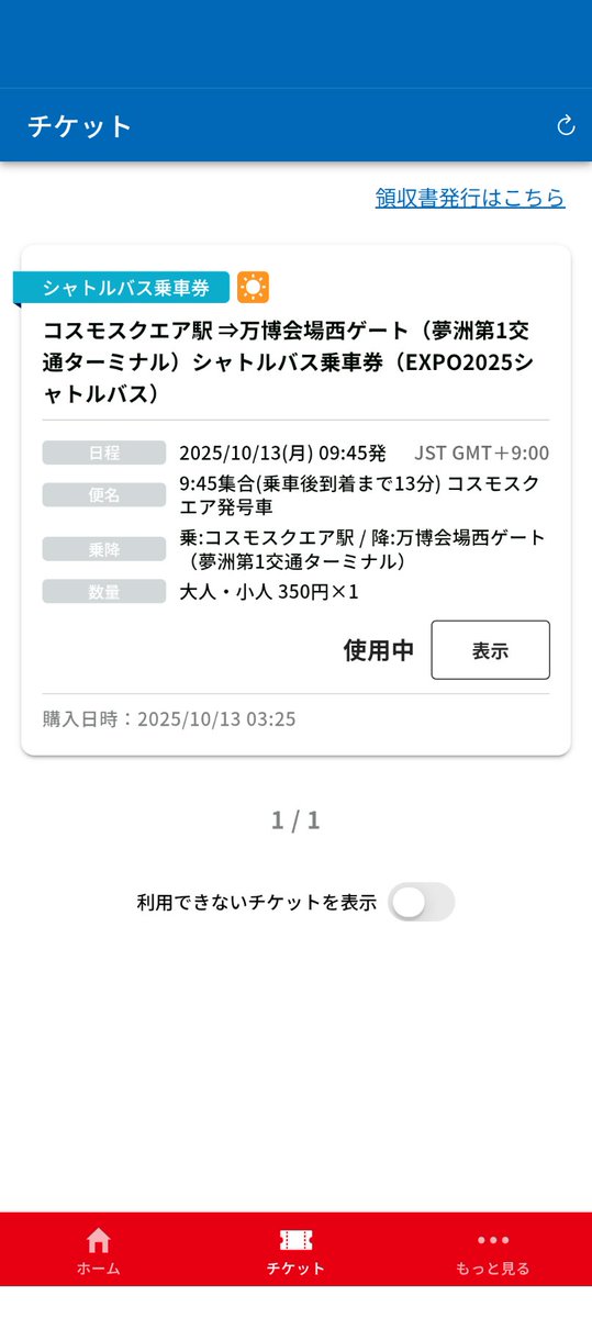 kantanfx's tweet photo. ラスト万博コスモスクエア9:45で西ゲートへ向かいます。その後11時入場です。 https://t.co/ir6D7RvcMJ