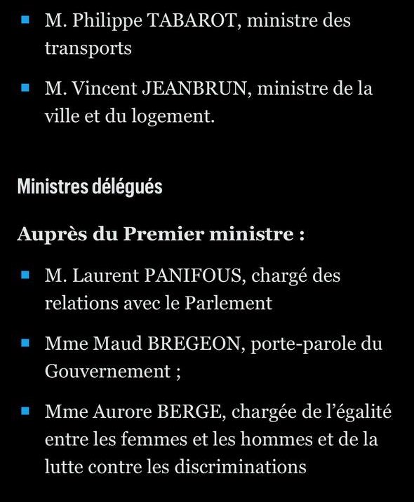 En bref : des macronistes, des gens de droite et des technocrates qui sont au fond aussi des macronistes et des gens de droite.

Tout cela ne tiendra pas. Nous avons besoin de clarté et d’une rupture franche avec la politique macroniste.

La censure, et vite.
#gouvernementlecornu