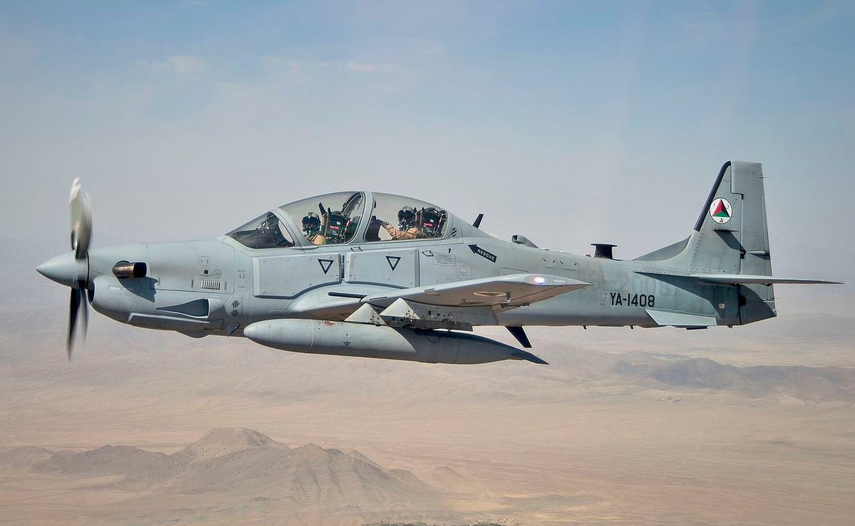 ForumStrategic's tweet image. Reports of Afghan A-29 Super Tucano being shot down by Pakistan are absolutely FAKE, all A-29 Super Tucano of former Afghan Air Force are &quot;out of service&quot; since the fall of Government of Afghanistan.