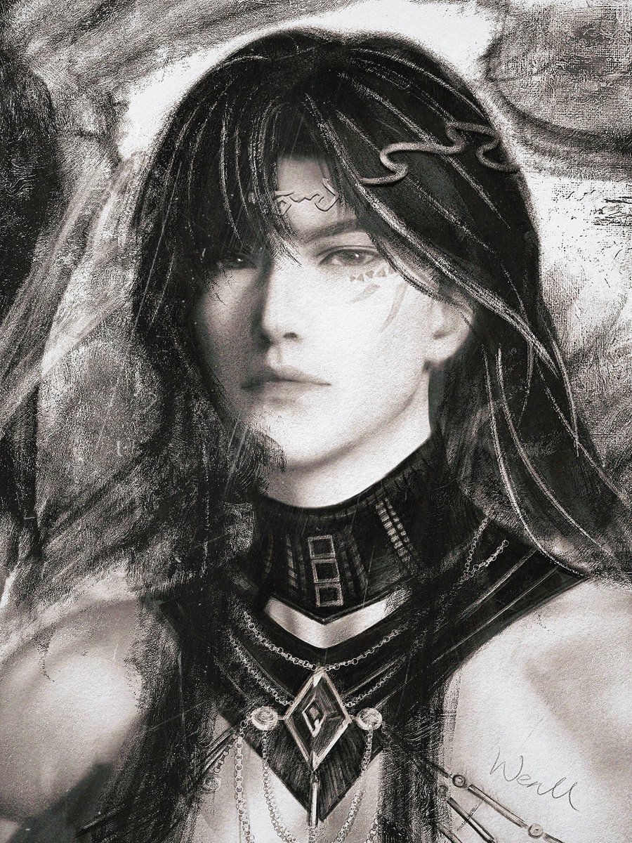我会在雪停之前，等待和你重逢。

#LoveandDeepspace #Zayne #恋与深空 #黎深 #digitalpaint #fanart