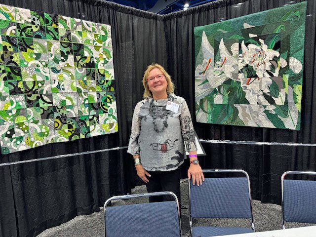 Quilting Legend Katie Pasquini is here with her one-woman exhibit "Threads of Time: Art in Conversation."