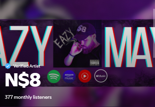 377 Monthly listeners with no drop in months...

Blessed by all you Day Ones who continue to follow and support me.. Trust me.. #tears is going to be REVOLUTIONARY for my sound

Keep your eyes on me <a href="/spotify/">Spotify</a> <a href="/SpotifyAU/">Spotify Australia</a>