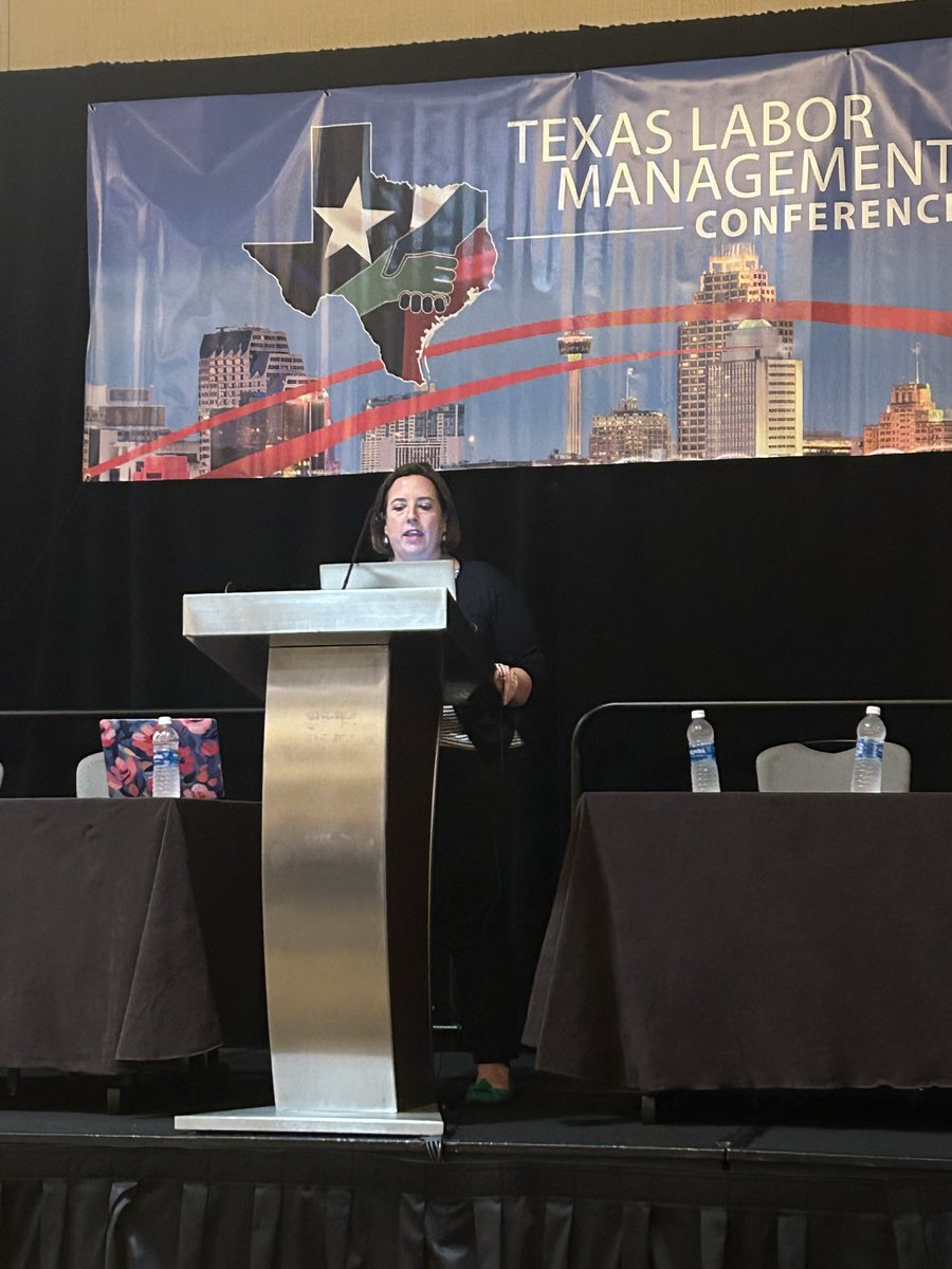 TexLMConference's tweet photo. 2025 Texas Labor Management Conference 

After the recent Texas Legislative Session Emily Amps will give an update on changes to State Labor Law that could impact Texas workers and management. https://t.co/8qTHxaDpSb