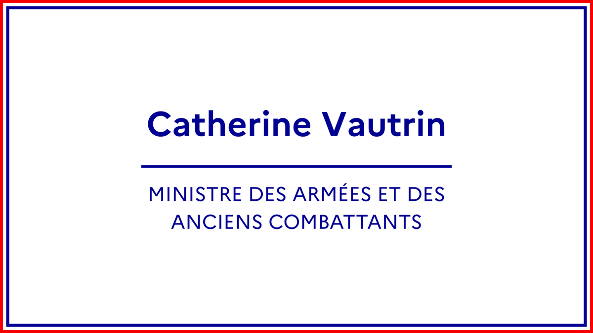 Armees_Gouv's tweet image. #Gouvernement I Sur proposition du Premier ministre, le Président de la République a nommé madame Catherine Vautrin, ministre des Armées et des Anciens combattants.