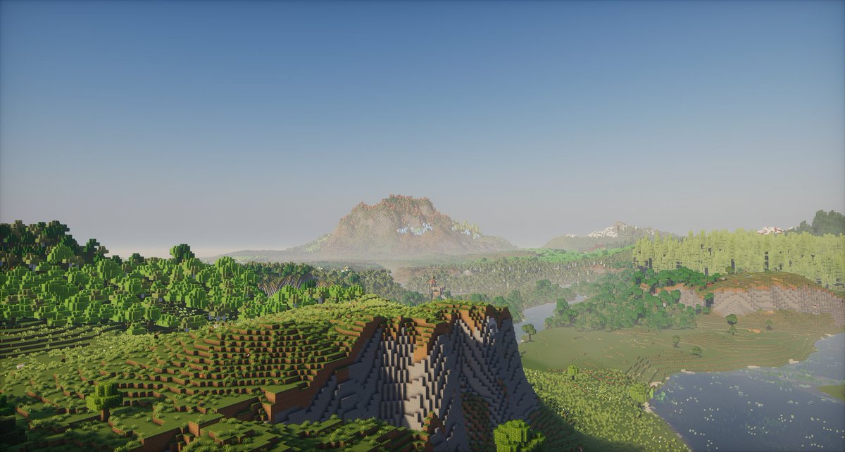 algae_fish's tweet image. Im about to fly to this mountain as it becomes winter in my server this isnt a good sign