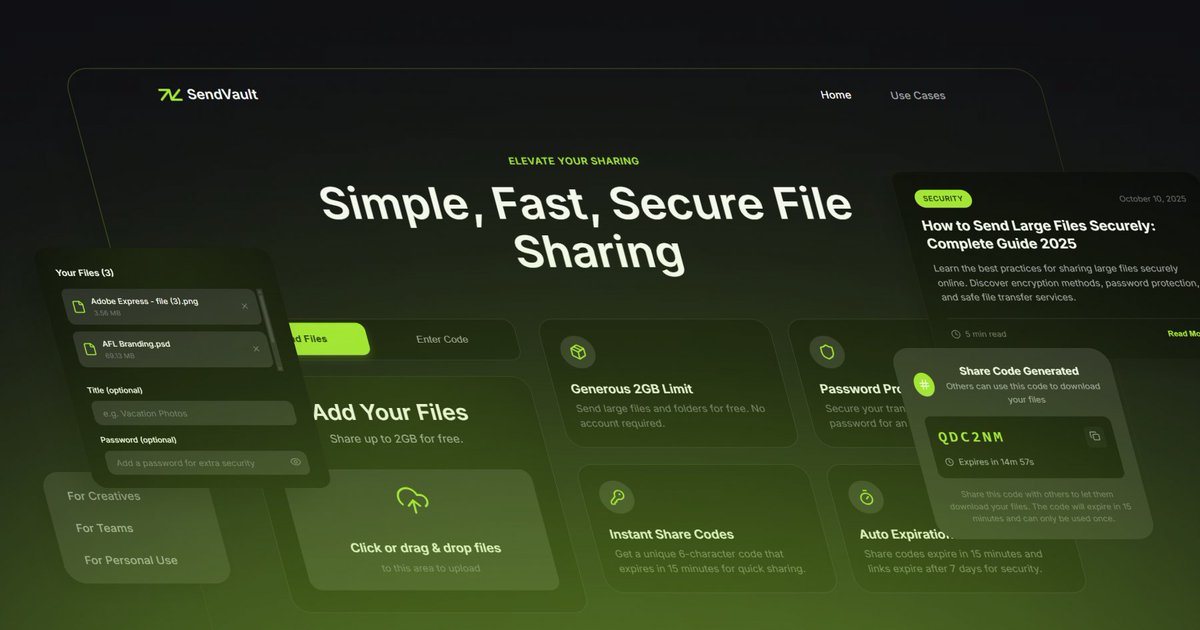 byumarr's tweet image. Designed an awesome UI for sendvault.online - Share your thoughts!
#websitedesign #Web3 #WebDevelopmentAgency