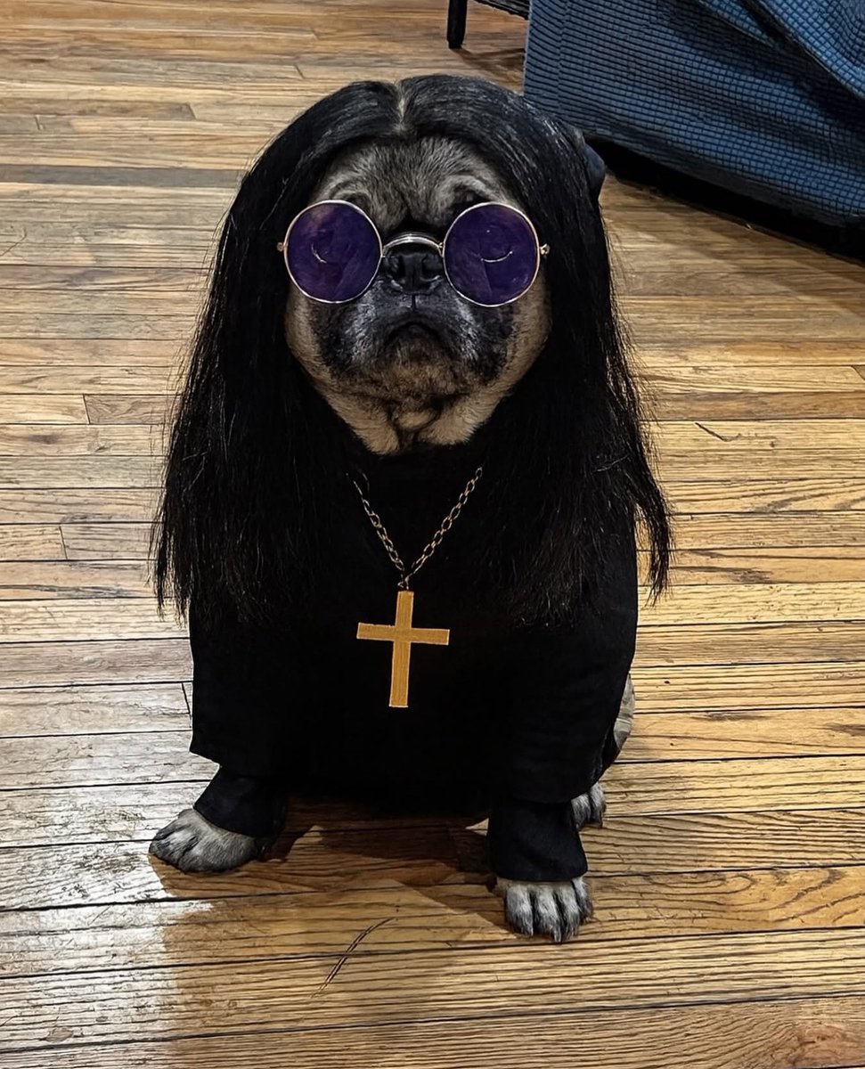 Ozzy Pawsbourne the prince of barkness. 😂