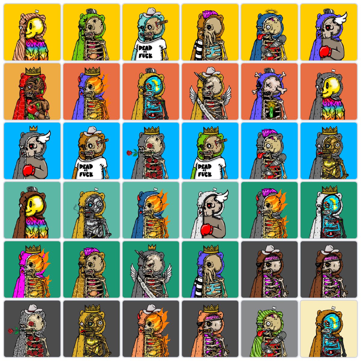 Prase_2's tweet image. This spooky season, why don’t you scoop up a couple of NFTs from the $BCHAMP DAF collection. 

🐻🥊 @bearchampxrpl 

xrp.cafe/collection/bea…