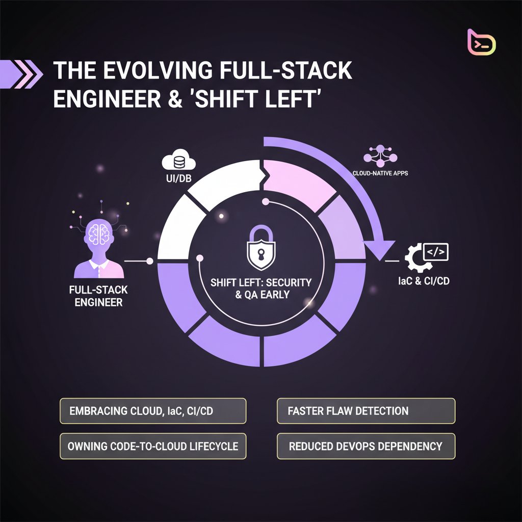 lumlax's tweet image. Full-Stack Engineers are evolving 😎 
They’re “shifting left” to own the entire software lifecycle from code to cloud, embracing DevOps tools like GitHub Actions &amp;amp; Terraform. 
This means faster delivery, higher quality, &amp;amp; massive career growth! 
#FullStack #DevOps #ShiftLeft