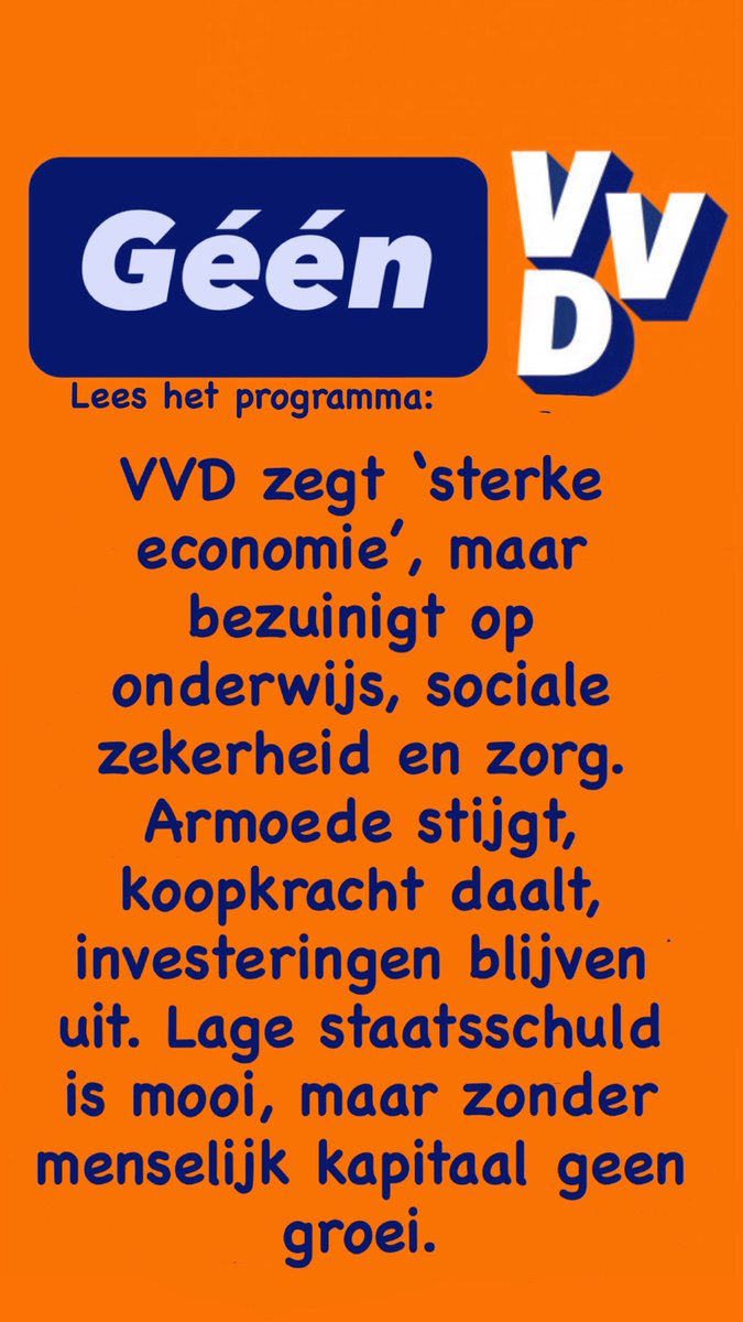 .<a href="/DilanYesilgoz/">Dilan Yesilgöz - Zegerius</a> tegen <a href="/HenriBontenbal/">Henri Bontenbal</a> 'kiezers gaan met u een enorme gok maken'.
Hoe ze het lef heeft.....het programma vd VVD pakt het meest slecht uit voor gewone burgers ⬇️

En ondertussen ook nog slijmen richting D66 en CDA voor een centrumrechts Kabinet.