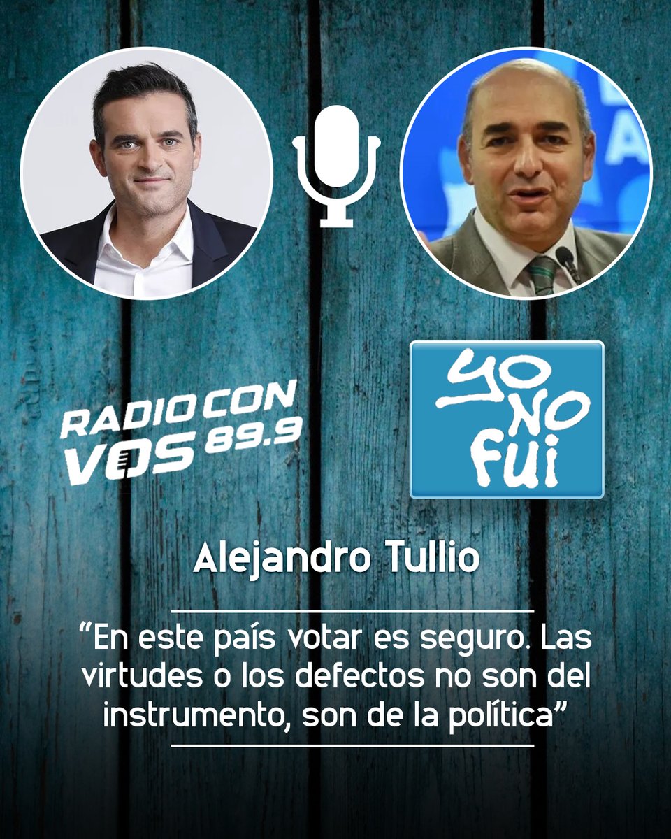 🎙️[NOTA] En <a href="/radioconvos899/">Radio Con Vos 89.9</a> hablamos con <a href="/atulli/">Atul sharma</a>, exdirector nacional electoral: "En este país votar es seguro, las virtudes o los defectos no son del instrumento, son de la política".

[AUDIO] radiocut.fm/audiocut/aleja…