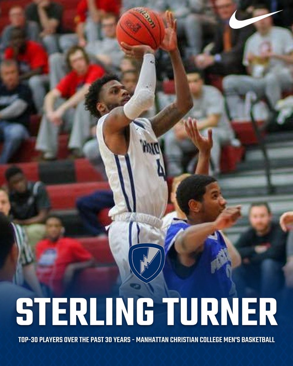 Top-30 Players Over the Past 30 Years ⛈️🏀

#️⃣1️⃣9️⃣ - Sterling Turner (2014-18)

⚡️2016-17 All-MCCC
⚡️2nd All-Time in Assists Per Game (4.6)
⚡️6th All-Time in Total Assists (389)
⚡️6th All-Time in Total Steals (297)
⚡️9th All-Time in 3PT Field Goal % (39.0%)

#RollThunder