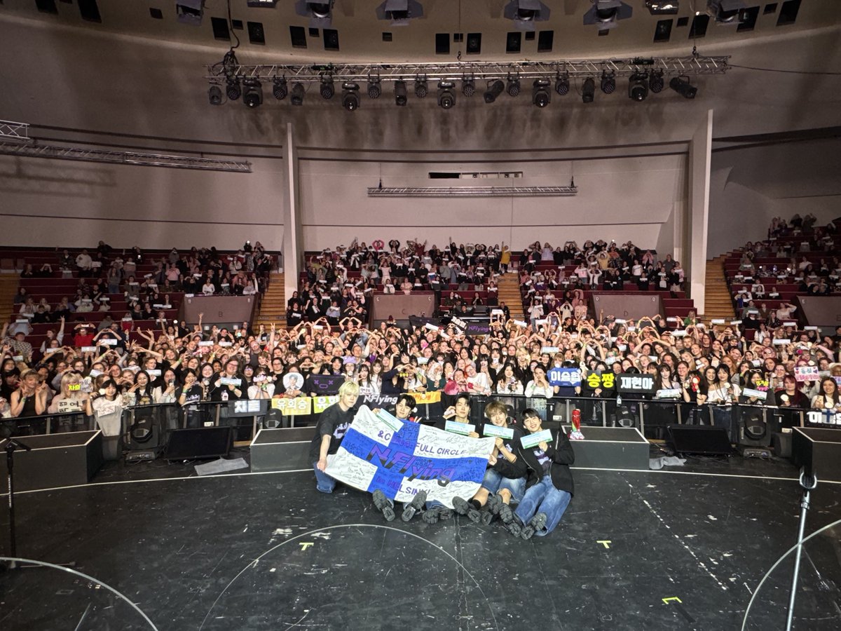 NFlyingofficial's tweet photo. [📸] 2025 N.Flying LIVE ’&amp;CON4 : FULL CIRCLE‘ in Helsinki

Unohtumaton päivä Helsingissä! 
Nähdään taas! hyvä hyvä 💕

#NFlying #엔플라잉 #엔콘 #FULL_CIRCLE https://t.co/Fay2lVy4nx