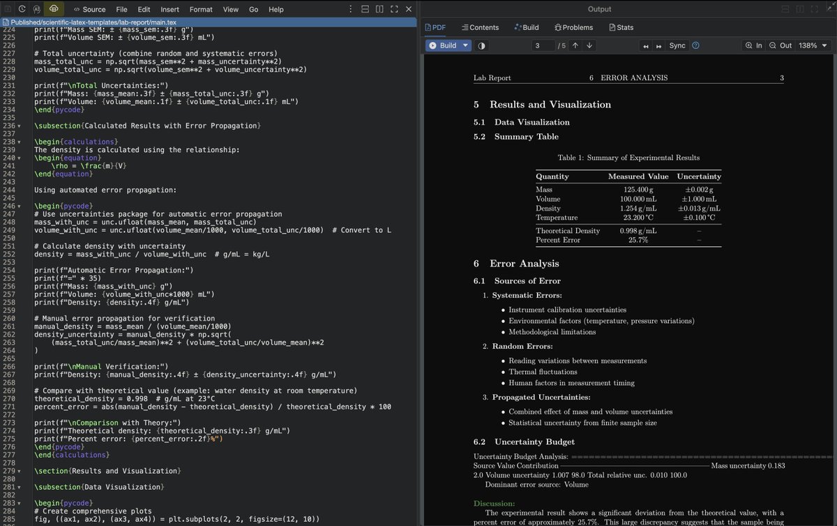 cocalc_com's tweet image. 🔬 Professional lab reports made easy! Our LaTeX template features automated data analysis, error propagation calculations, SI unit formatting, and publication-quality graphs. cocalc.com/share/public_p…
#LabReport #LaTeX #ScientificWriting #Physics #Chemistry #Engineering #CoCalc