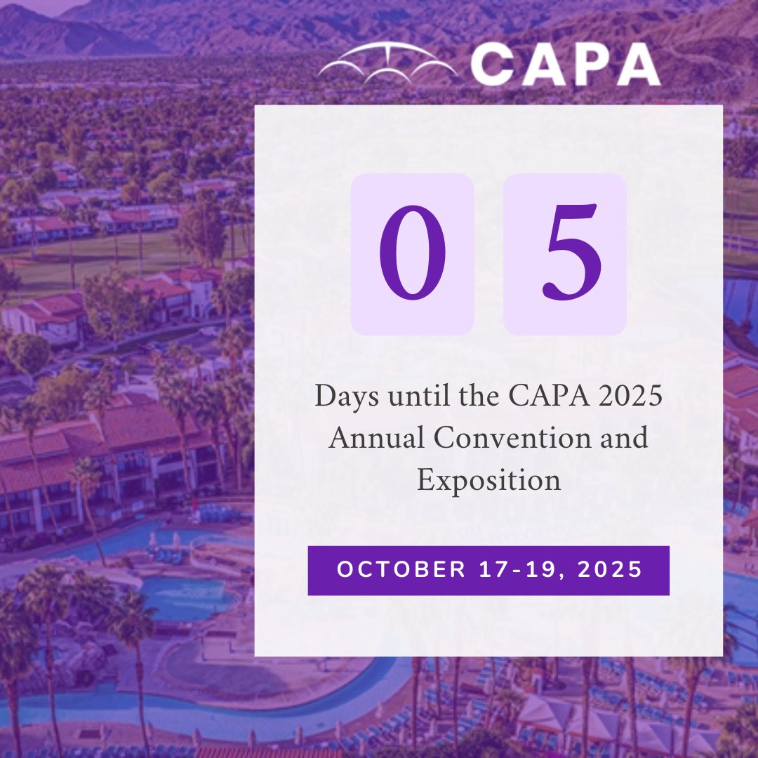 🎉 5 days to go until CAPA 2025! 🎉 Join us on Oct 17 at Omni Rancho Las Palmas for unmatched networking, education, &amp; business solutions. californiapawnbrokers.org/events #CAPA2025 #PawnIndustry #Networking
