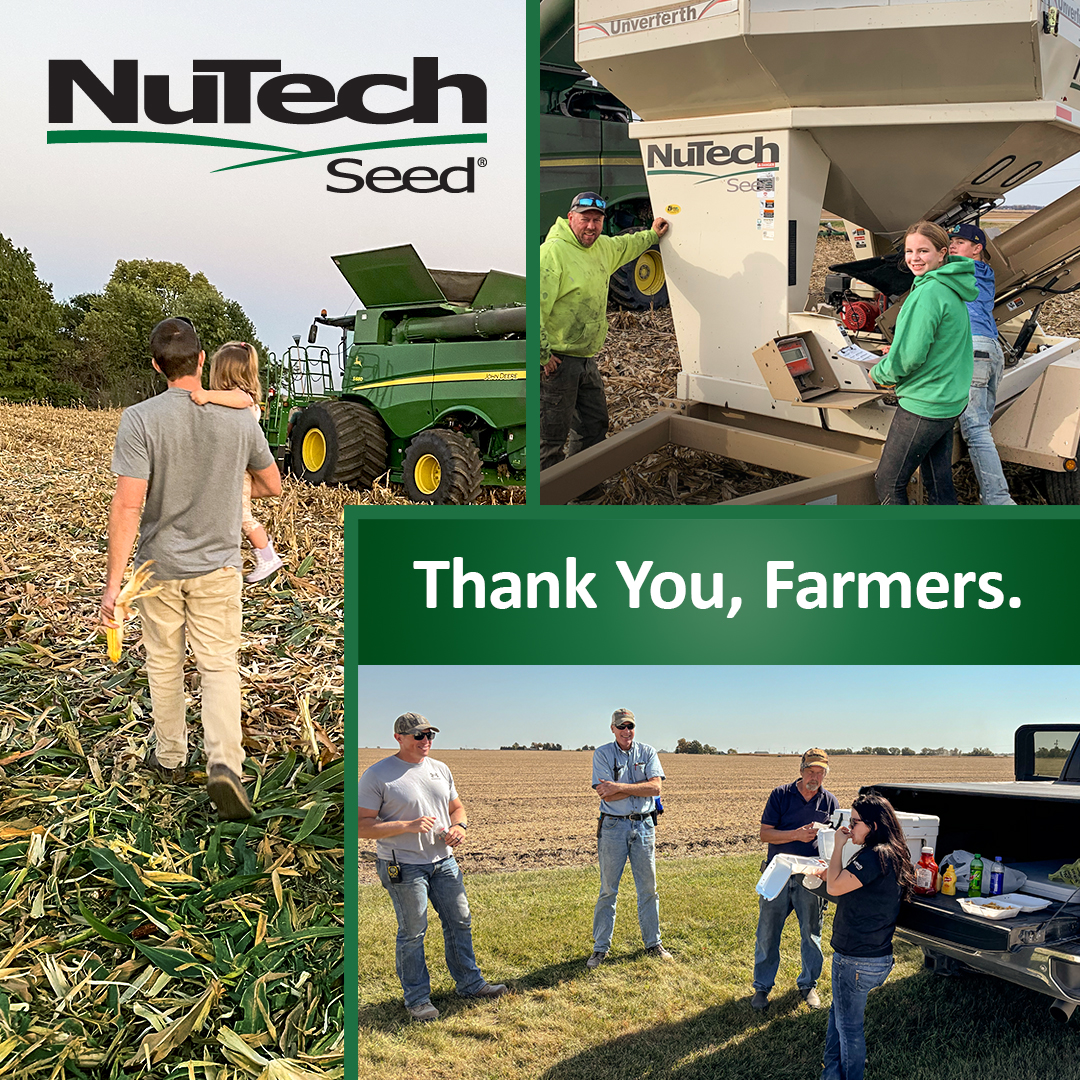 Farming isn’t just a job, it’s a way of life. Today, we say thank you to the farmers who feed, fuel, and clothe the world. 🌍❤️ #NationalFarmersDay  #NuTechSeed