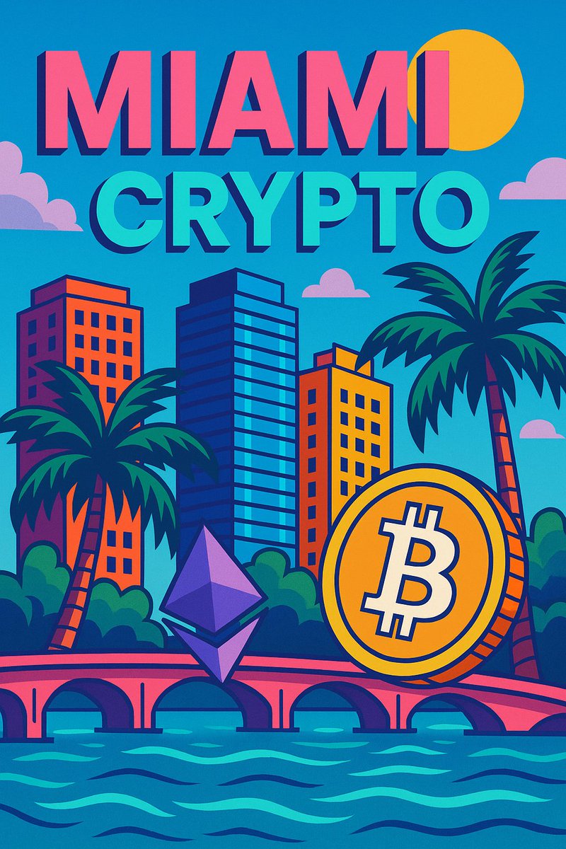 Feels like it’s been a while since we did a Miami crypto roll call.
Who’s actually here? Tag the locals. #MiamiMafia
(And yes, this is still my city.)