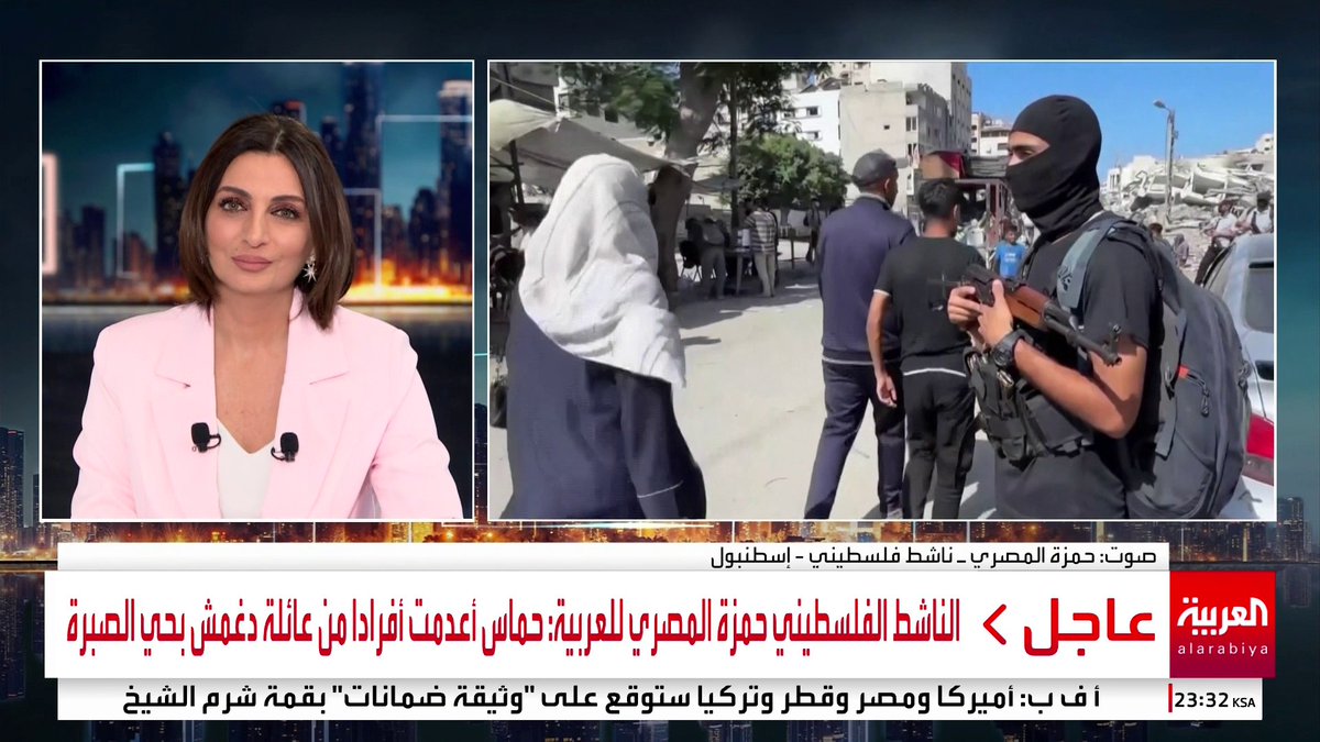 الناشط الفلسطيني حمزة المصري للعربية: * حماس اشتبكت مع عائلة دغمش عام 2007. * حماس أعدمت أفرادا من عائلة دغمش بحي الصبرة. * حماس اعتقلت نحو 60 من عائلة دغمش 