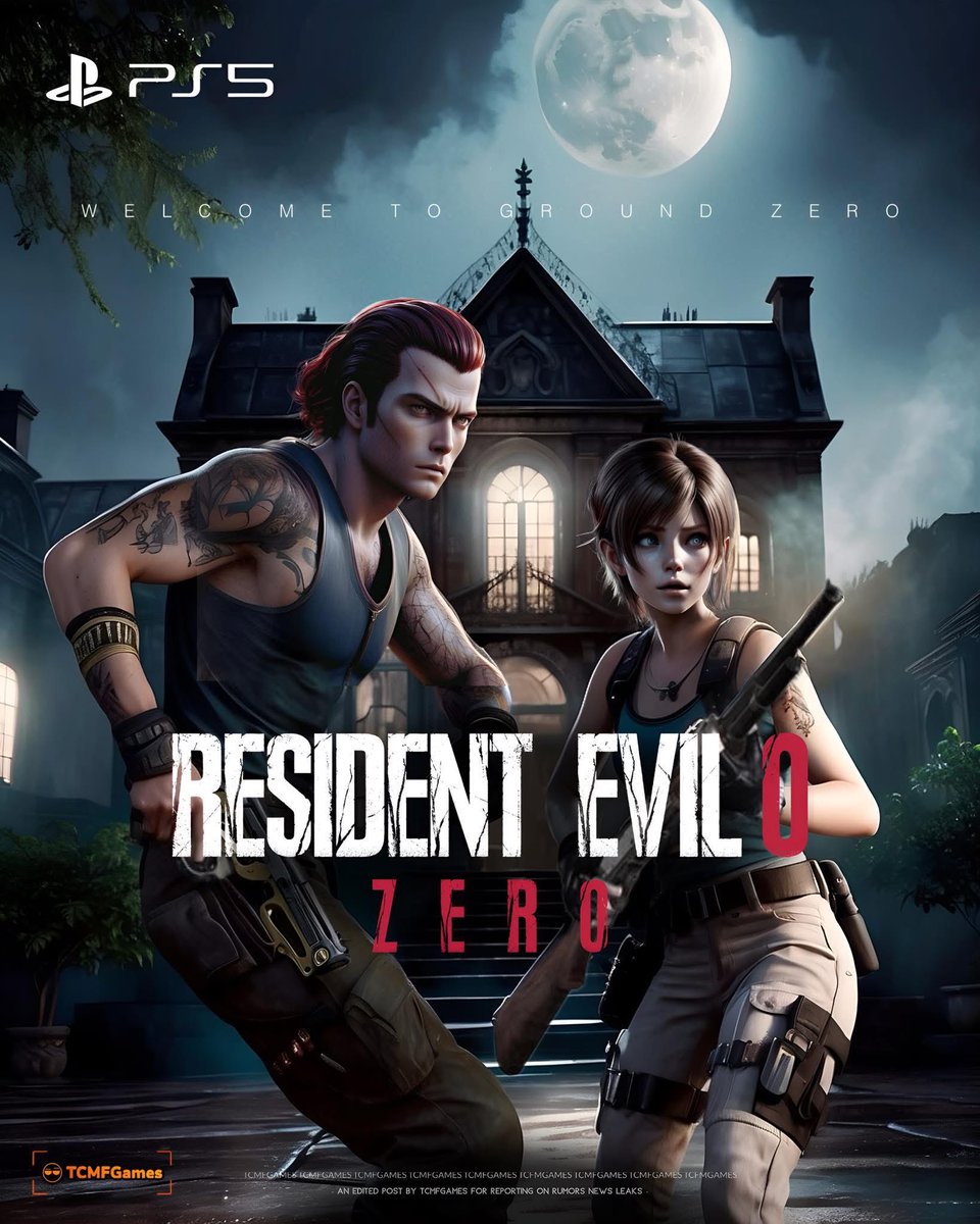 TCMF2's tweet image. Resident Evil Zero PS5 Remake 
⠀ ⠀ ⠀ ⠀ ⠀ ⠀ ⠀ ⠀ ⠀ ⠀  ⠀ ⠀ ⠀ ⠀ ⠀ ⠀ ⠀ ⠀ ⠀ 
▫️Currently in production as 1 of 2 remakes capcom has per reports 
▫️It reportedly had big changes in terms of who’s developing it in 2024
▫️Big budget reimagining of the original game…