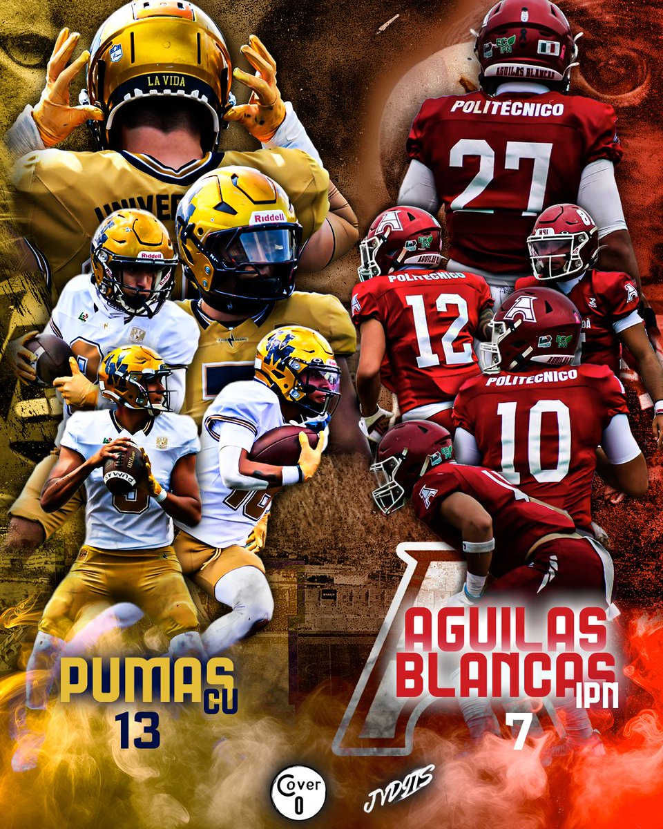 Cover0Recruits's tweet photo. Termina el Clásico Universitario, los #8 Pumas CU DERROTAN a las #10 Águilas Blancas IPN.

🎨 Por jvdits_, los MEJORES edits de la Nación 🇲🇽 https://t.co/nMU6mpj6b8